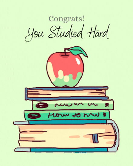 You Studied Hard