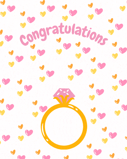 colorful hearts in bg