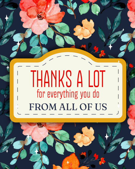From All Of Us