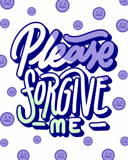 Bold Purple Forgive Script Bold Purple Forgive Script