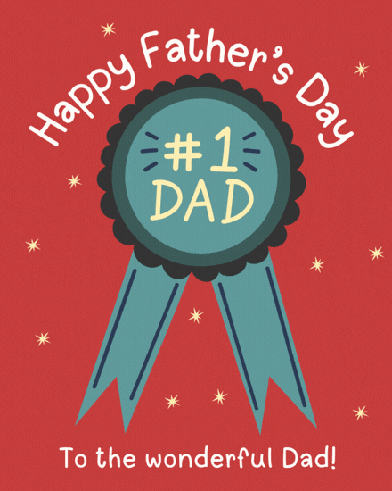 Number One Dad Award