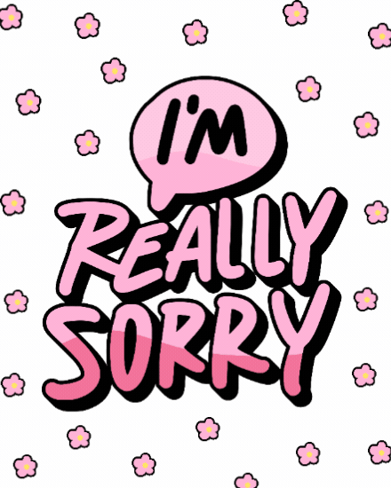 Pink Bubble Really Sorry Pink Bubble Really Sorry