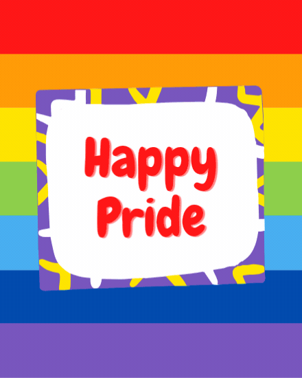 Rainbow Stripe Confetti